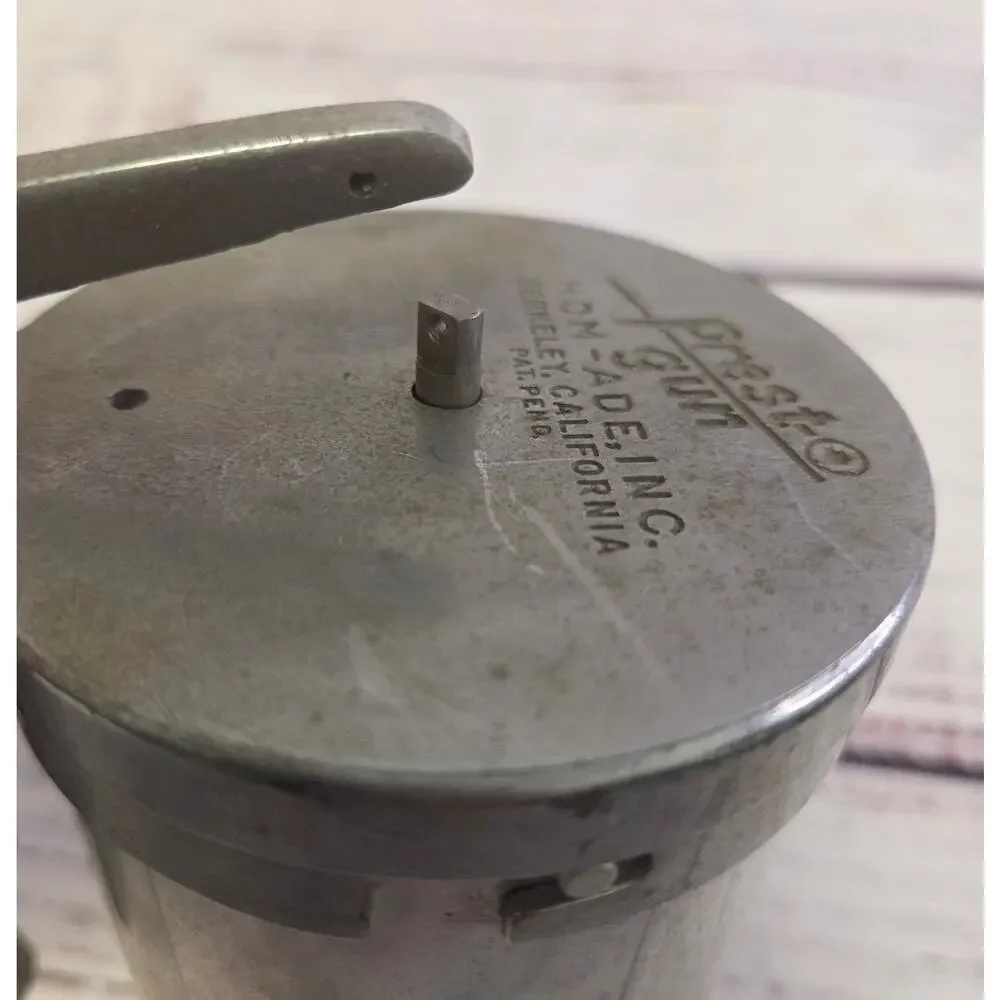 Vintage Presto Gun Cookie Press Cake Decorator Hon Sade Inc Berkeley CA